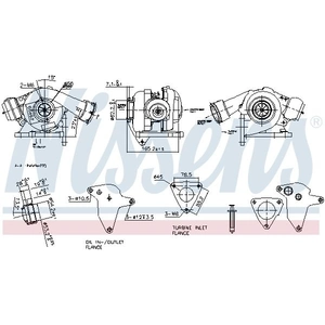 Comparateur de prix : NISSENS Turbocompresseur pour VOLKSWAGEN: Transporter (Ref: 93254)