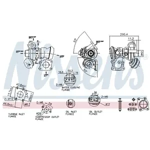 Comparateur de prix : Nissens Turbocompresseur, suralimentation 93283