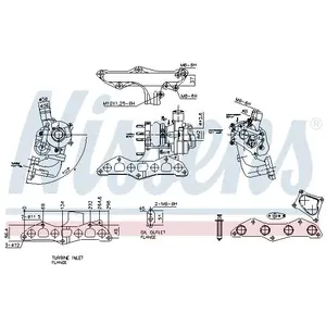 Comparateur de prix : NISSENS Turbocompresseur pour MINI: MINI & TOYOTA: Yaris, Yaris Verso (Ref: 93345)