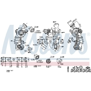 Comparateur de prix : NISSENS Turbocompresseur pour VOLVO: XC 70, S60, V60, XC 60, S80, V70 (Ref: 93430)