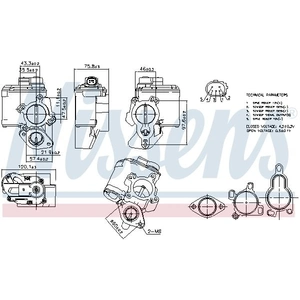 Comparateur de prix : Vanne EGR NISSENS NIS 98261