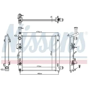 Nissens Radiateur pas cher