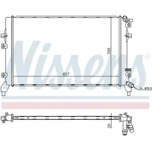 Radiateur basse température, intercooler NISSENS 65315 pas cher