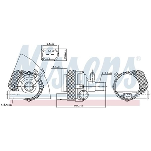 Comparateur de prix : NISSENS Pompe à eau pour MERCEDES-BENZ: Classe S, Classe CLS, Classe E (Ref: 831118)