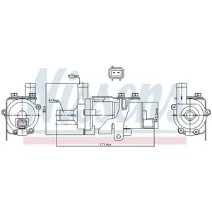 Nissens Pompe à eau, refroidissement moteur 831114 pas cher
