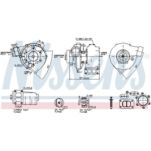 Nissens Turbocompresseur, suralimentation ** FIRST FIT ** 93578 pas cher