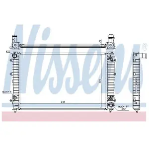 Comparateur de prix : Radiateur, refroidissement moteur NISSENS 60493A