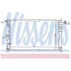 Radiateur, refroidissement moteur NISSENS 616551 pas cher