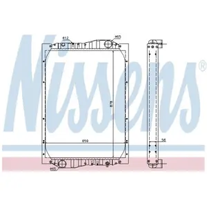 Comparateur de prix : Radiateur, refroidissement du moteur 69601A Nissens 69601A