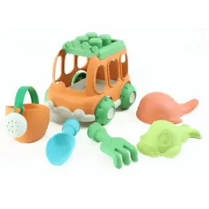 Comparateur de prix : Magni Set De Plage & Jardin - 6 Pièces Voiture En Paille De Blé Multicolore