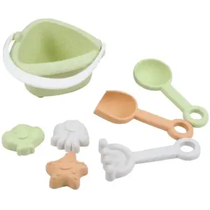 Comparateur de prix : Magni Mini Set De Plage & Jardin - 7 Pièces En Paille De Blé Multicolore