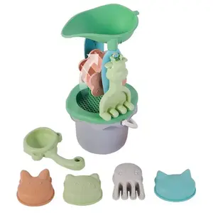 Comparateur de prix : Magni Set De Plage & Jardin - 8 Pièces Moulin En Paille De Blé Multicolore