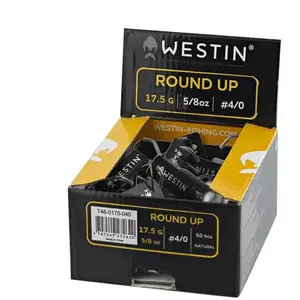Westin Tête Plombée Roundup Lt 50 UnitésVendu parwaveinn