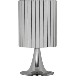 House Doctor Lampe de table Tulipe argentée Ø26x50cm - 206100409 pas cher