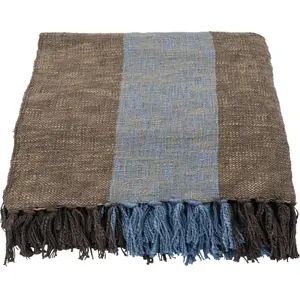 House Doctor Plaid Ponra marron/bleu clair - 900000610Vendu parliving-and-company