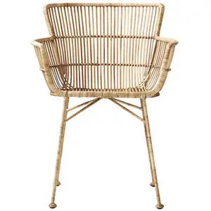 House Doctor Chaise de Salle à Manger Cuun Nature, Rotin, 60,5 x 62 cm pas cher