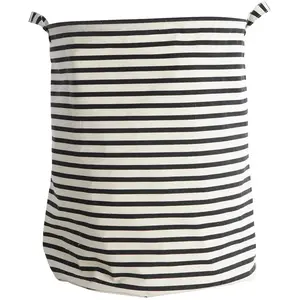 House Doctor - Panier à linge Corbeille à linge - Noir - Polyester pas cher