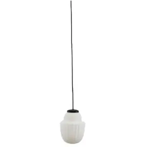 Society of Lifestyle House Doctor ACORN-Suspension Verre/Métal Ø13,5cm BlancVendu parinteriorlabels