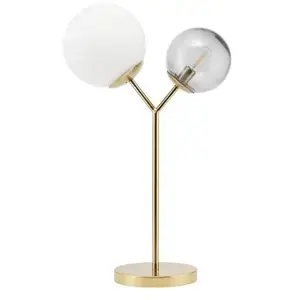 Comparateur de prix : House Doctor Lampe de table double finition laiton