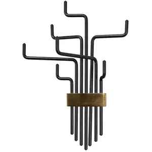 House Doctor Portemanteau Pipes - noir pas cher