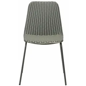 Chaise en osier vert Bast - House Doctor pas cher