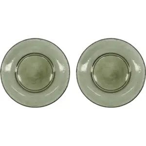 House Doctor Plaques de pluie vert Ø21cm set de 6 pièces - 262681011 pas cher