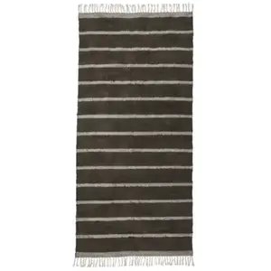 House Doctor Tapis Chen marron foncé - 205081017 pas cher