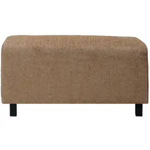 Pouf en coton camel Camphor - House Doctor