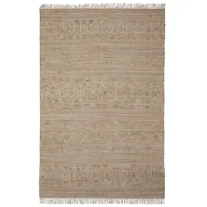 House Doctor Tapis Shriv - sable 300x200cm pas cher