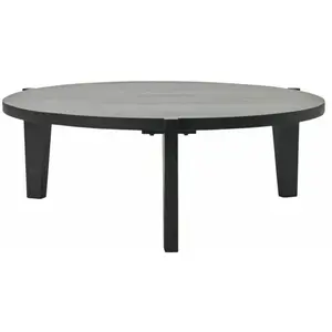 House Doctor Table basse Bali - noir Ø110cm