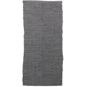 House Doctor Tapis Chindi, Gris, L 160 cm, l 70 cm pas cher