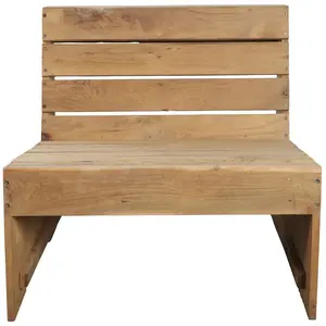 House Doctor bois chaise longue Woodie pas cher