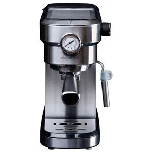 Comparateur de prix : Gastronoma Machine à expresso semi-automatique avec mousseur à lait 18110001 Gris
