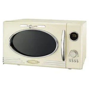 Four à micro-ondes rétro avec grill 23L Melissa 16330128 Crème