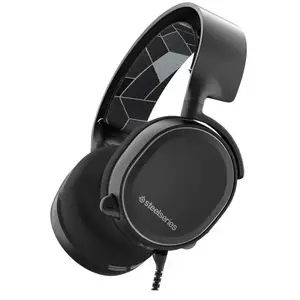 Casque de jeu supra-auriculaire SteelSeries Arctis, noir pas cher