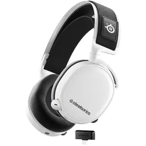 Micro-casque Gaming Steelseries Arctis 7+ sans fil - Blanc