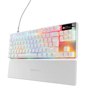 SteelSeries Apex Pro Gen 3 (DE, Filaire), Clavier, Blanc