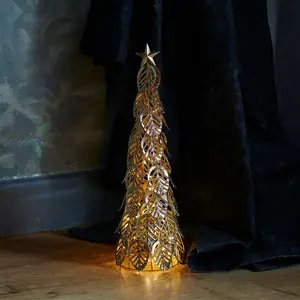 Sirius Arbre décoratif LED Kirstine, doré, hauteur 43 cmVendu parluminaire