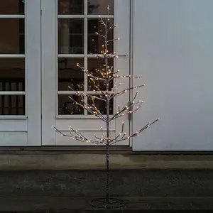 Sirius Sapin LED Alex au Look enneigé, hauteur 90 cm pas cher
