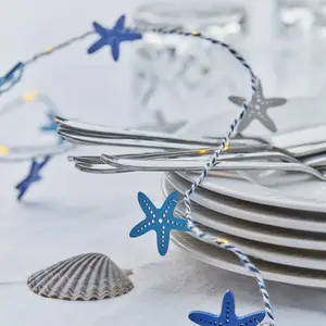 Sirius Guirlande lumineuse LED Selma Starfish bleue 20 ampoules. Fonct... pas cher