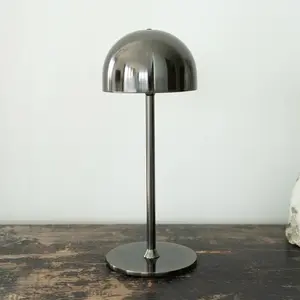 Sirius Lampe à poser LED rechargeable Tim, couleur nickel, hauteur 30 ... pas cher