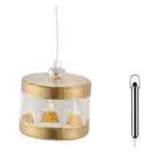 Sirius Pendentif décoratif Elly avec LED, Ø 7 cm, doré pas cher