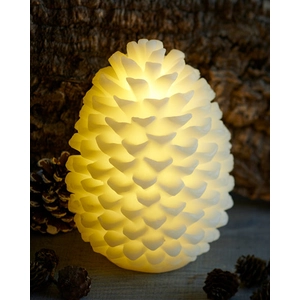 Sirius Bougie LED Clara en forme de pomme de pin, 20 cm