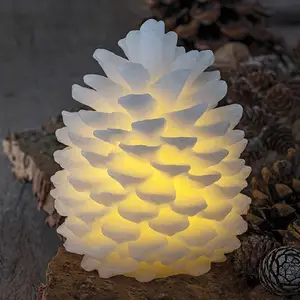 Sirius Bougie LED Clara en forme de pomme de pin, 14 cmVendu parluminaire