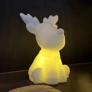 Sirius Figurine décorative LED Naja, blanche, hauteur 14 cm, cire, fon...Vendu parluminaire