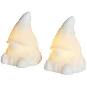 Sirius Figurine décorative LED Coco, blanche, hauteur 10 cm, lot de 2 ...Vendu parluminaire