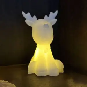 Sirius Figurine décorative LED Naja, blanche, hauteur 12 cm, cire, fon...Vendu parluminaire