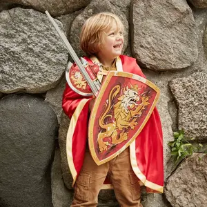 Bestsaller 77,5 x 59 cm cape noble chevalier costume (rouge or) pas cher