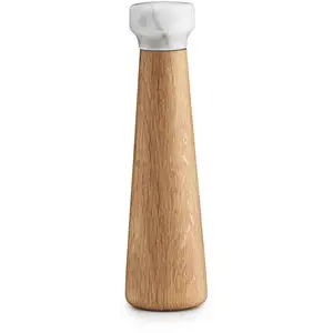 Normann Copenhagen Moulin à sel en bois et marbre blanc L pas cher