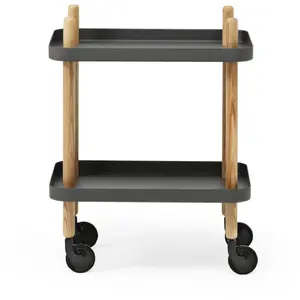Normann Copenhagen Block table d'appoint de gris foncé pas cher